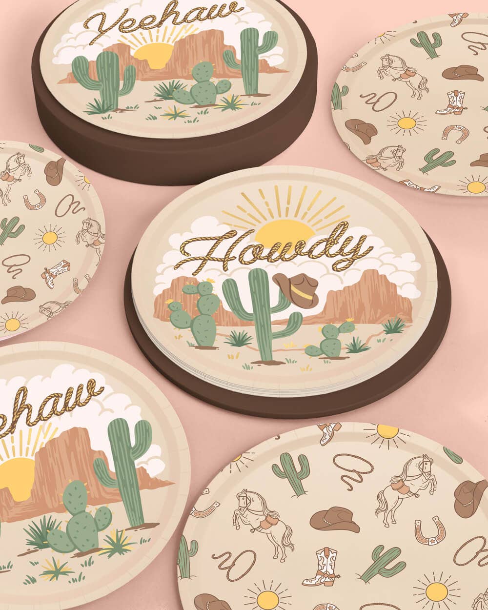 Wild Wild West Plates
