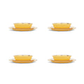 Melamine Dinnerware Set, Yellow, 12-Piece