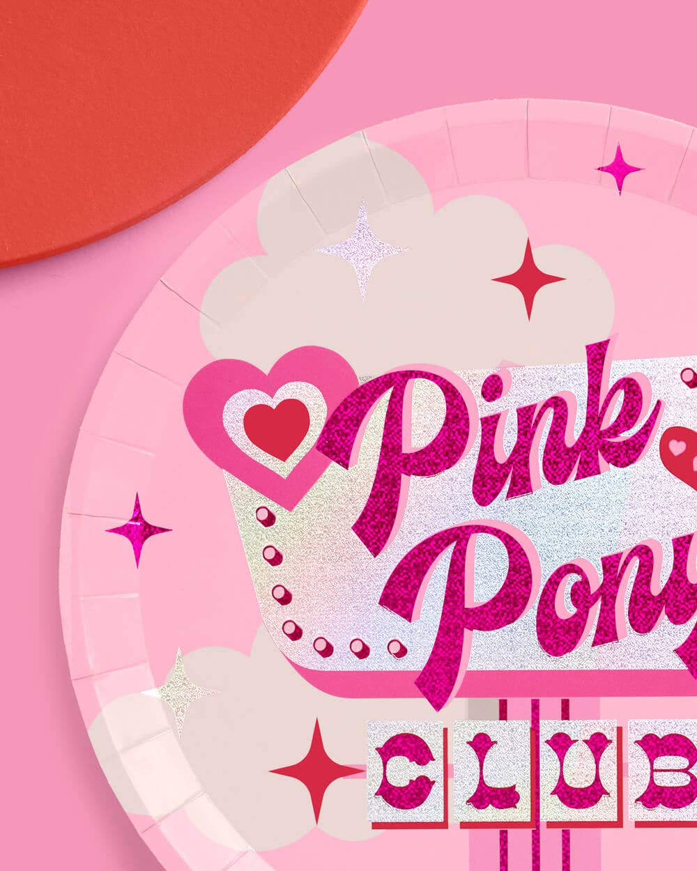 Pink Pony Club Plates