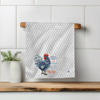 With A F*ck F*ck Here Kitchen Tea Towel