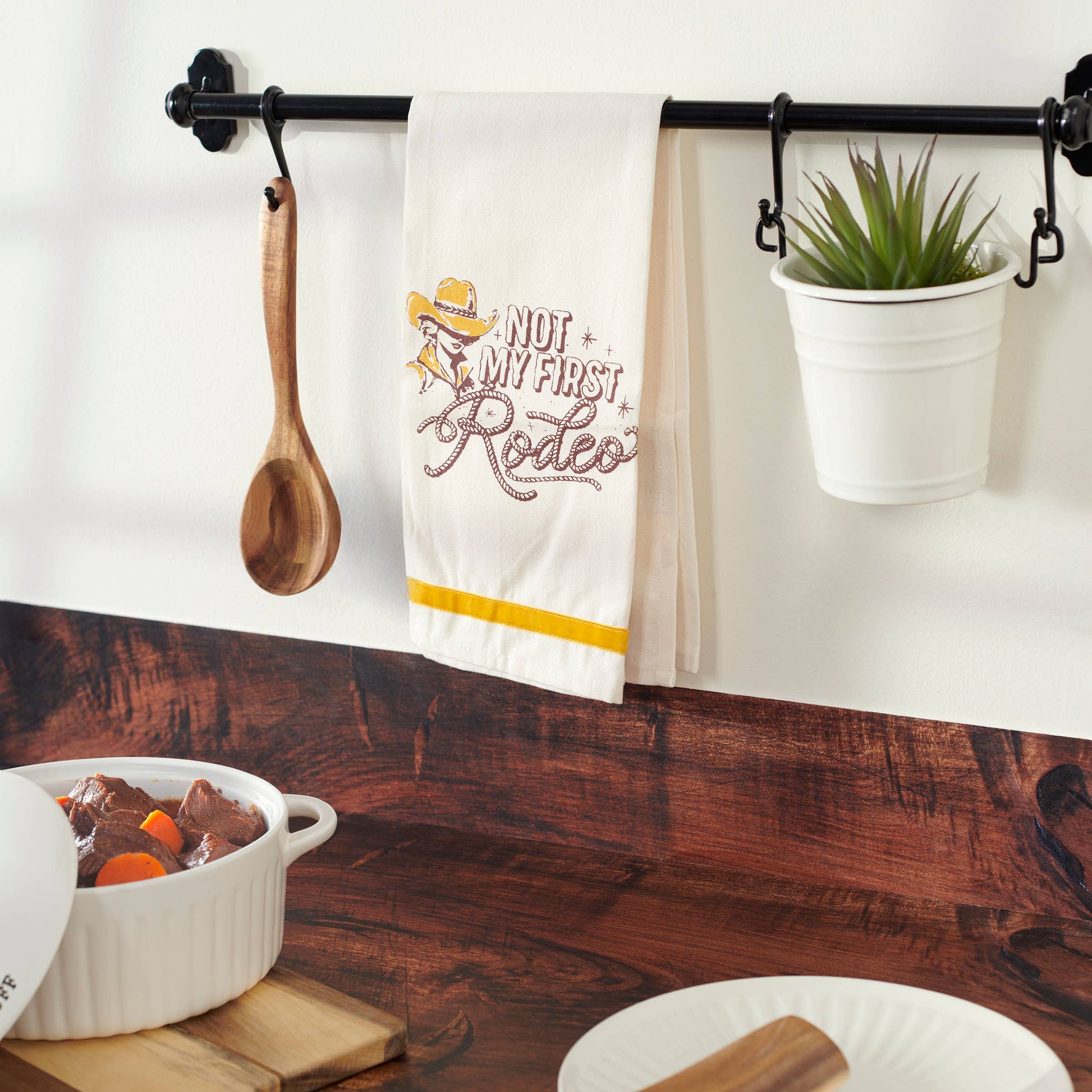Not My First Rodeo Kitchen Towel