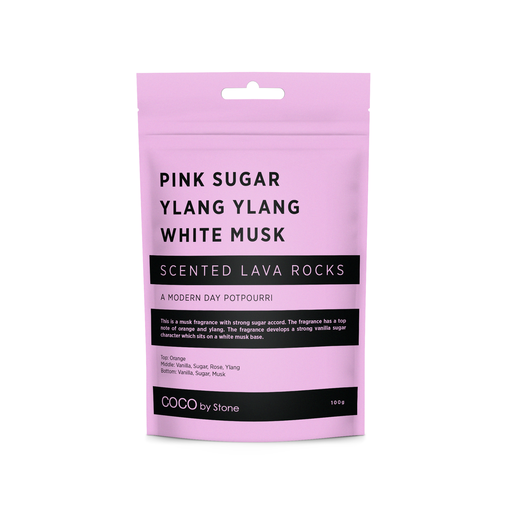 Scented Lava Rocks Pink Sugar | Ylang Ylang | White Musk