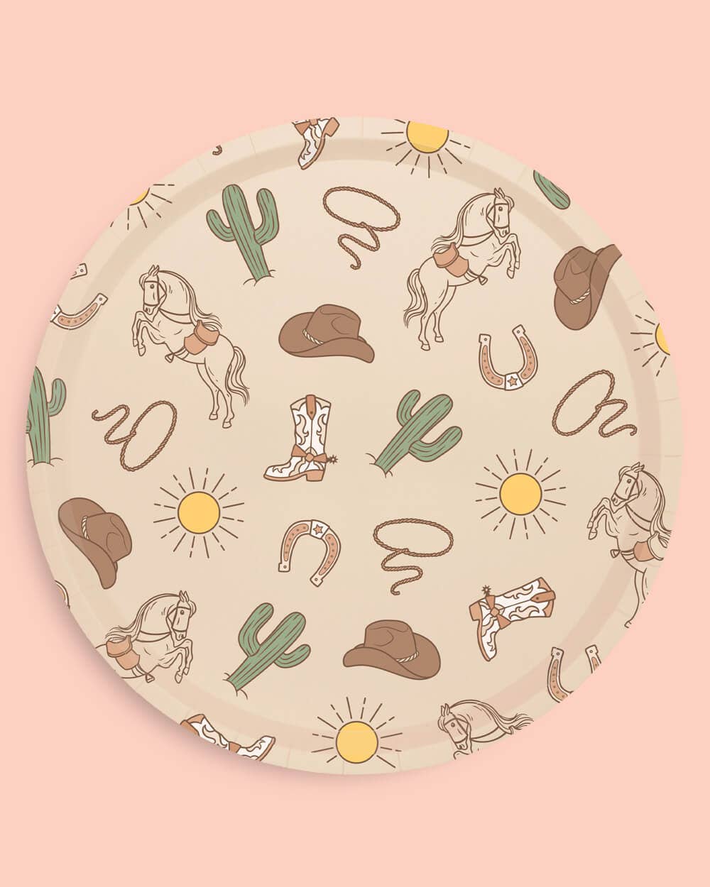 Wild Wild West Plates