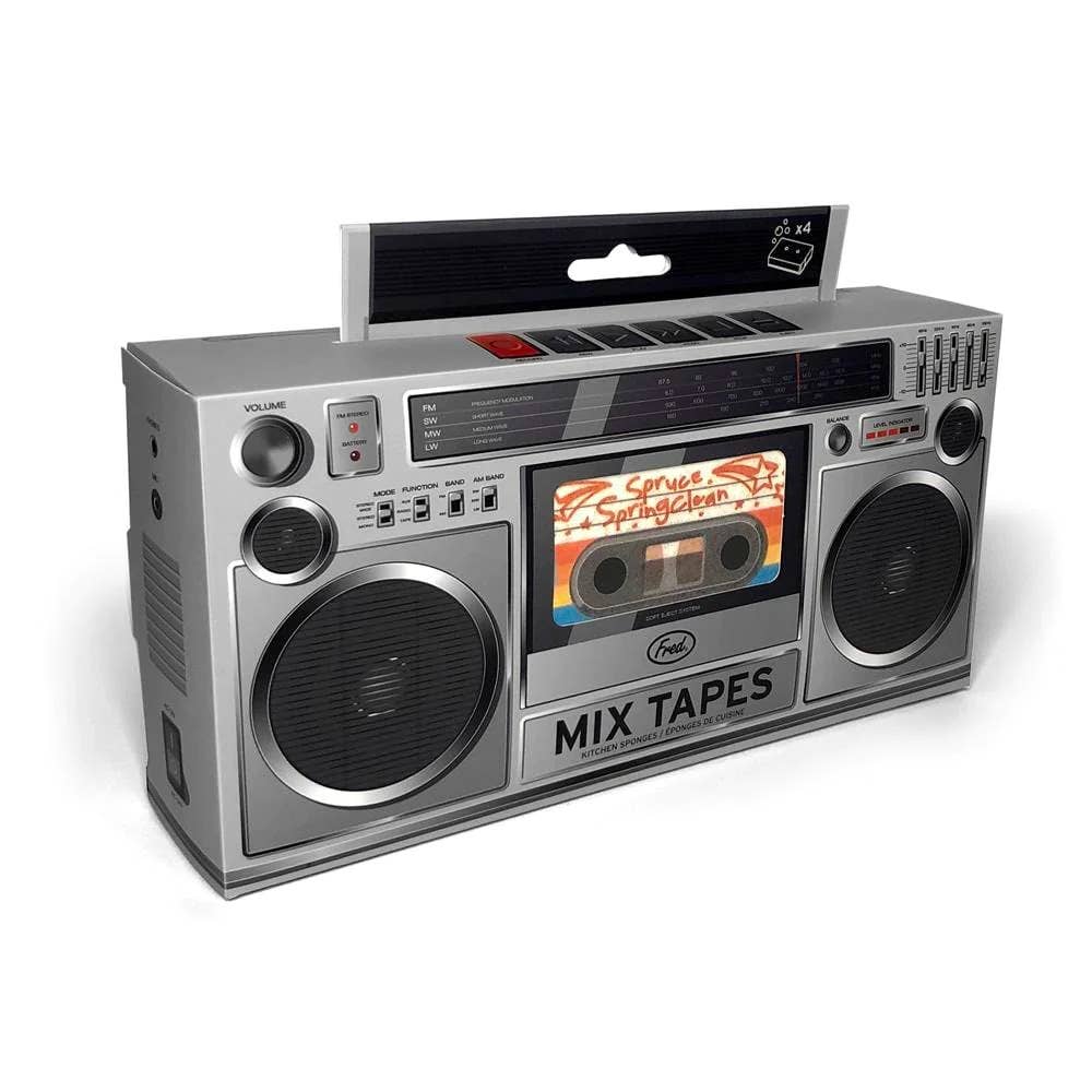 Mix Tape Sponges - Set of 4
