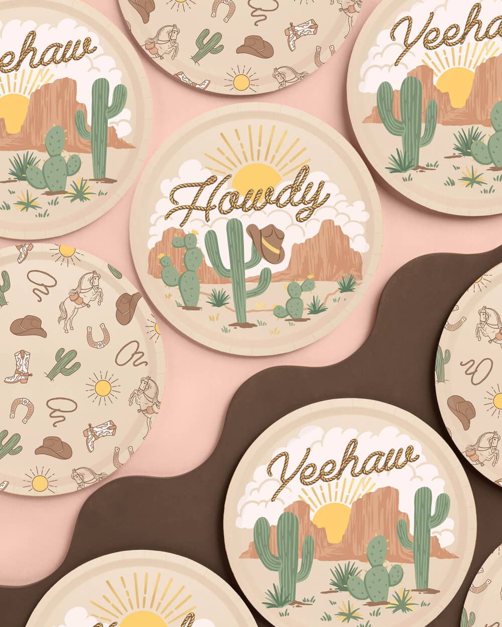 Wild Wild West Plates