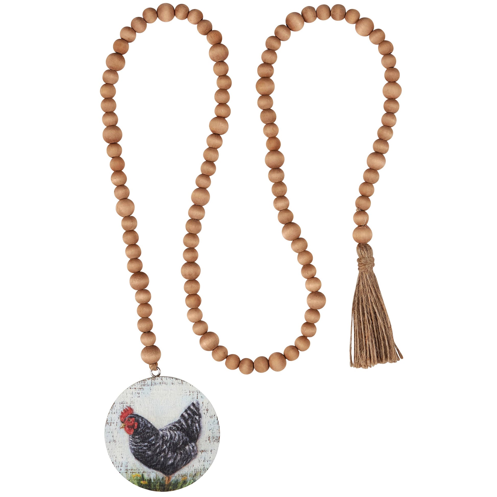 Plymouth Rock Chicken Beaded Garland