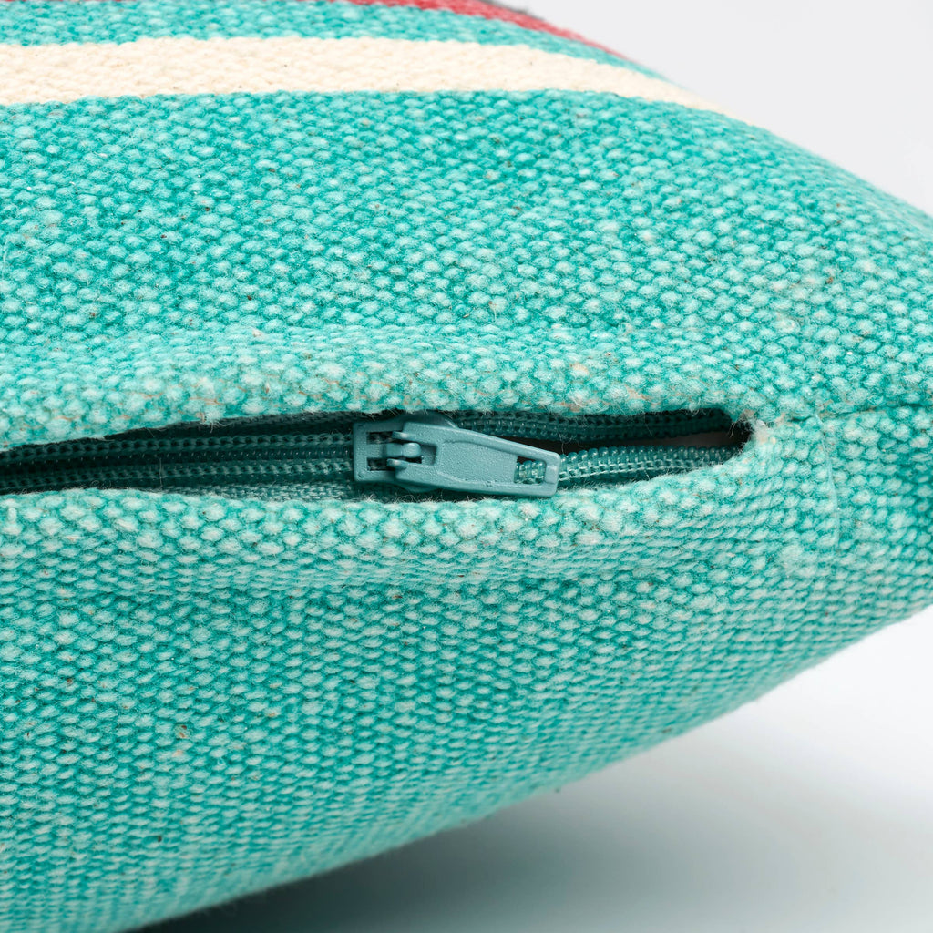 Turquoise Aztec Pillow