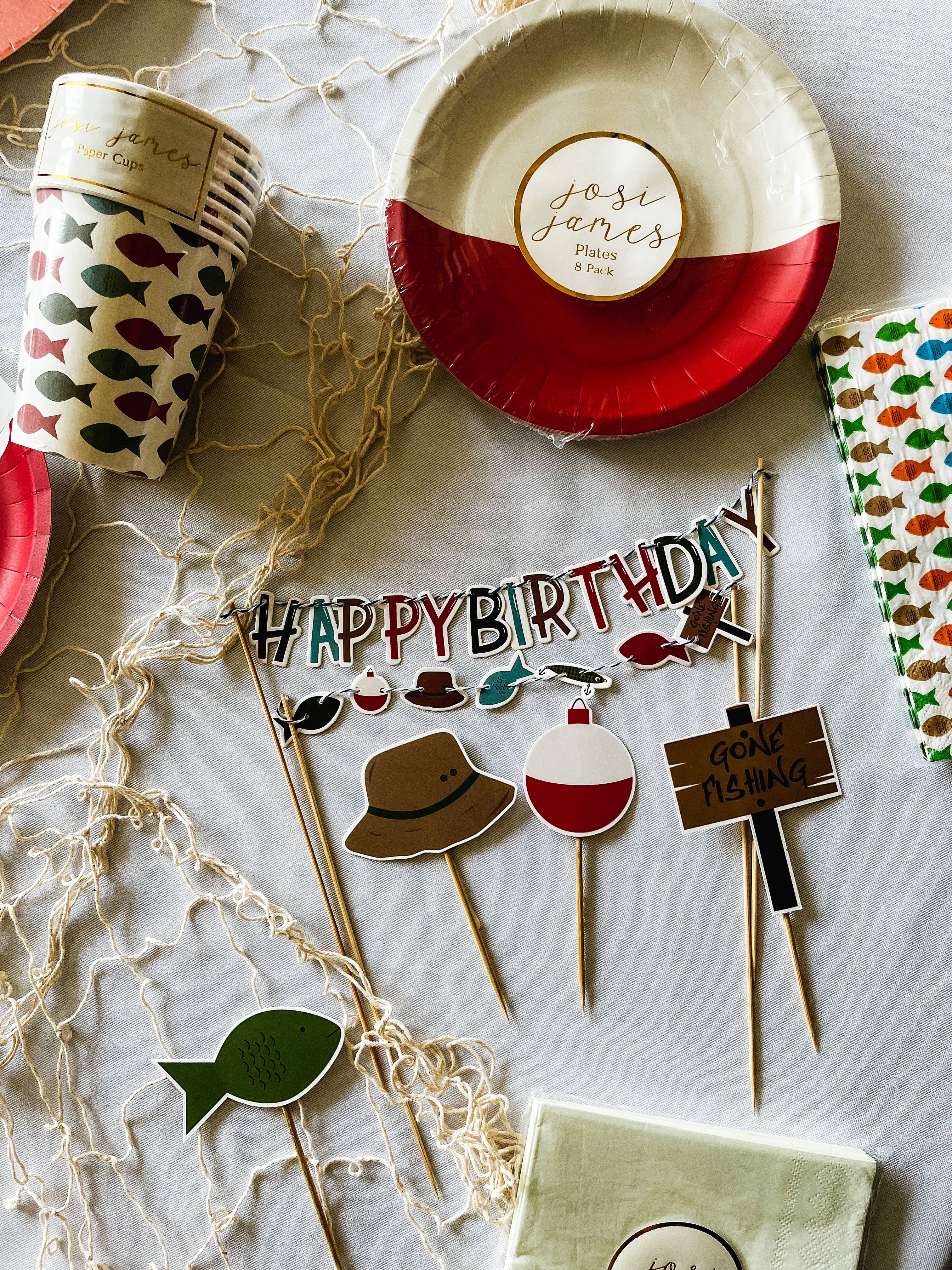 Fishing Cupcake Toppers
