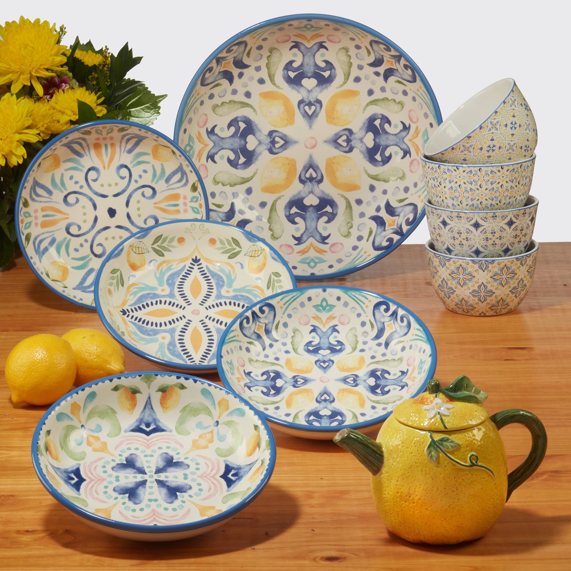 Lemonade Soup/Pasta Bowl Set