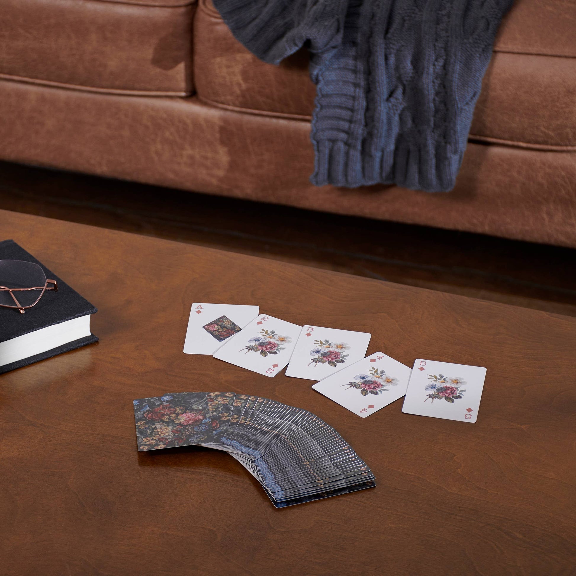 Moody Floral Playing Cards