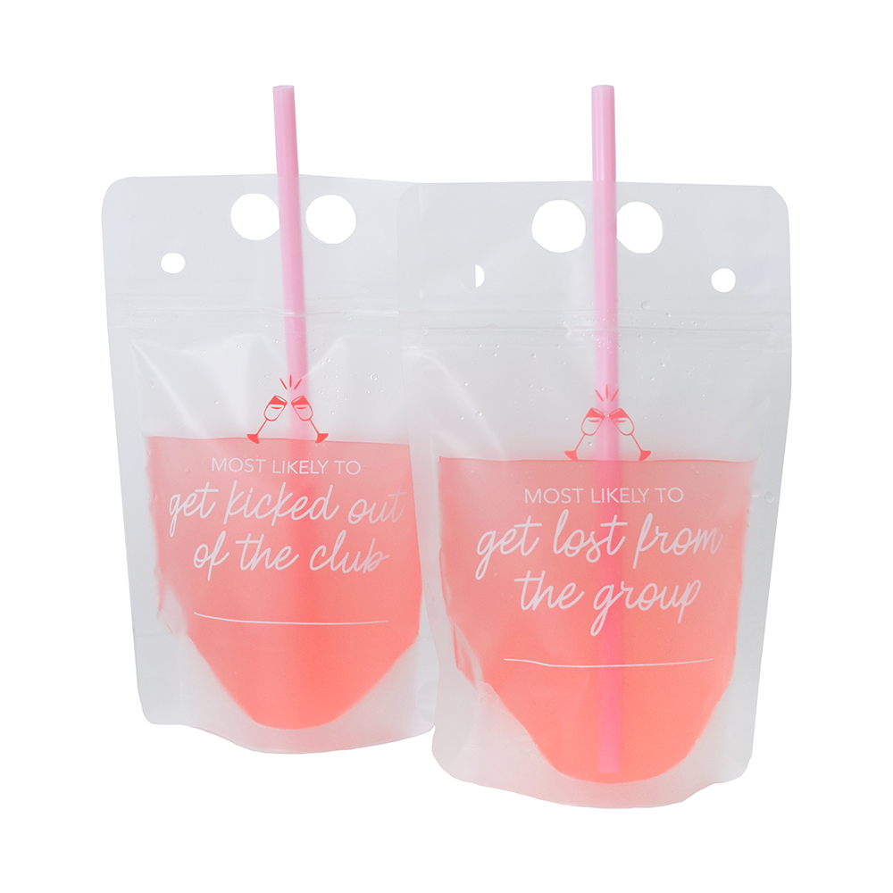 Camp Bachelorette Drink Pouch Set