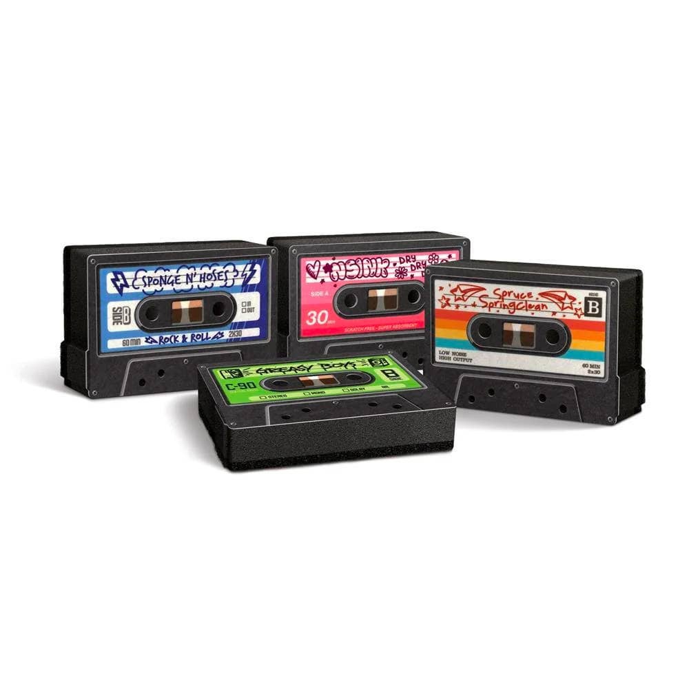 Mix Tape Sponges - Set of 4