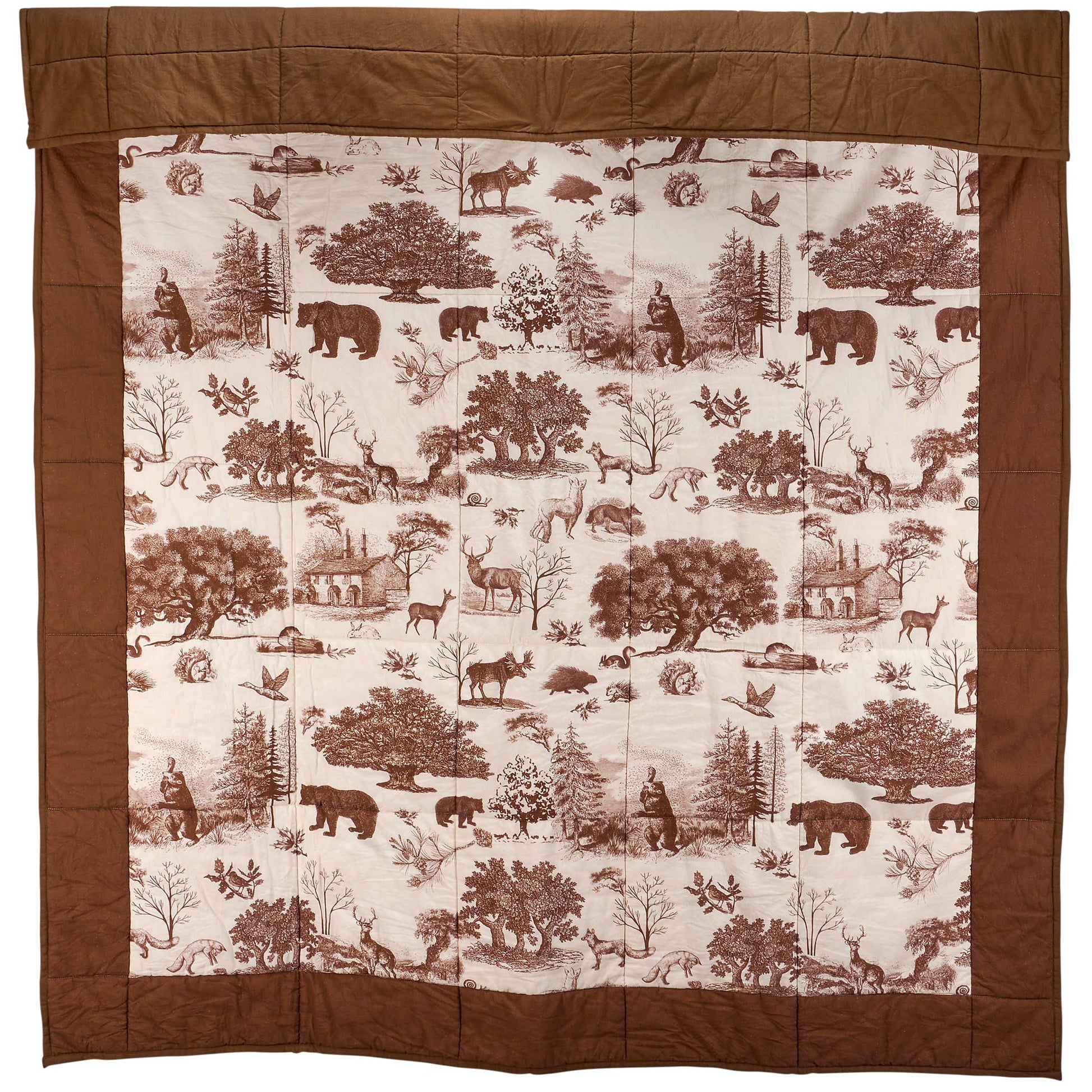 Cabin Toile Throw