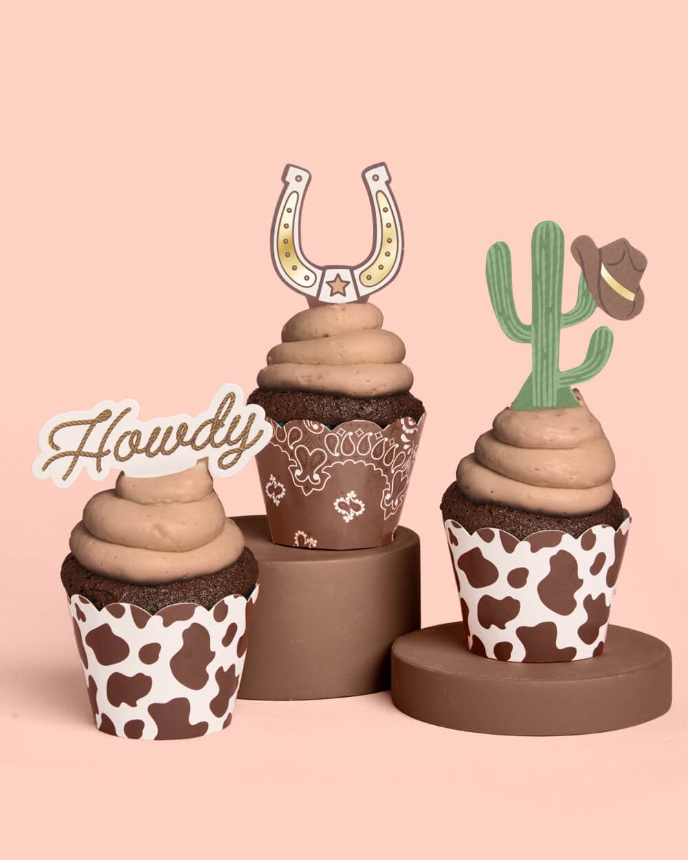 Western Rodeo Cupcake Set