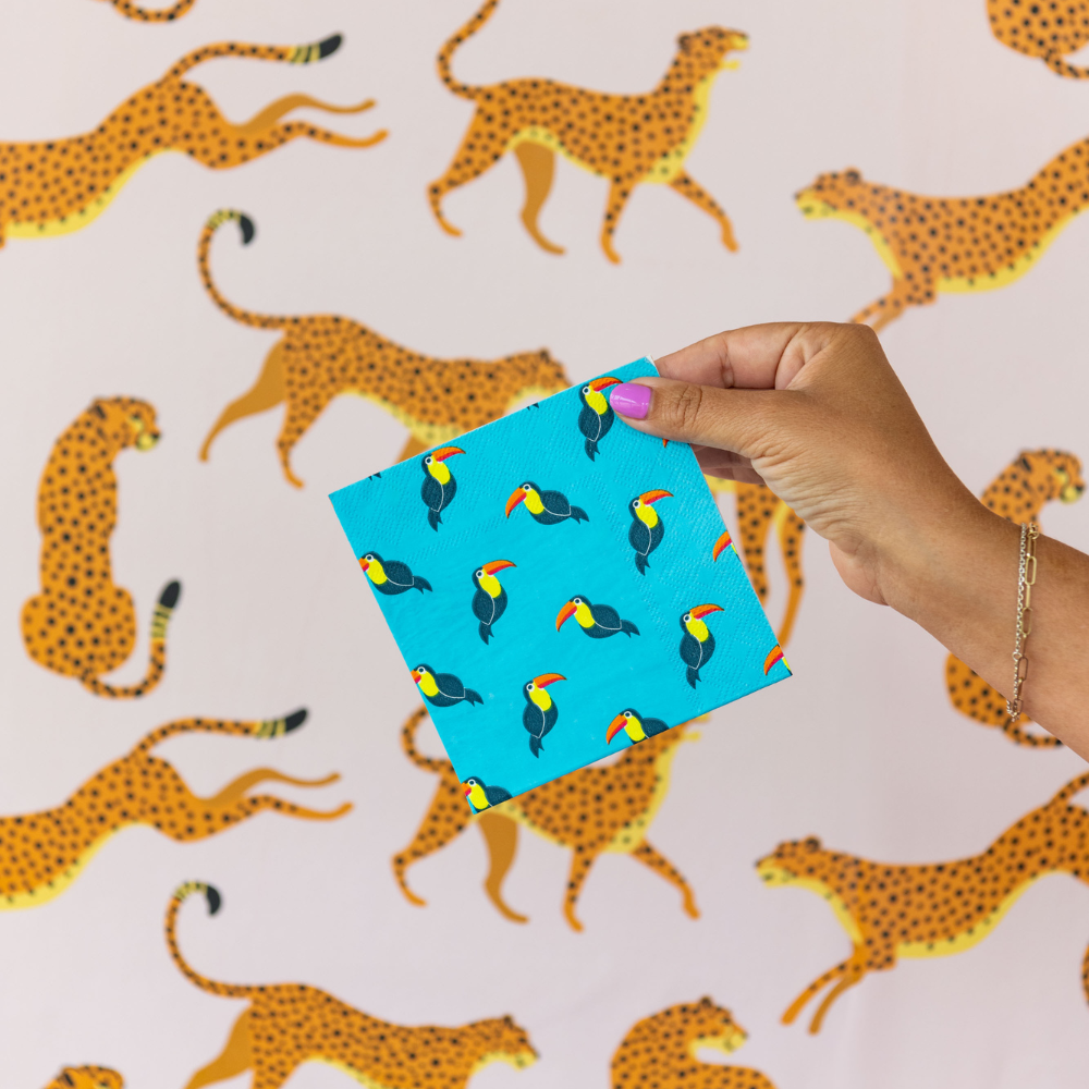 Jungle Animals Cocktail Napkins