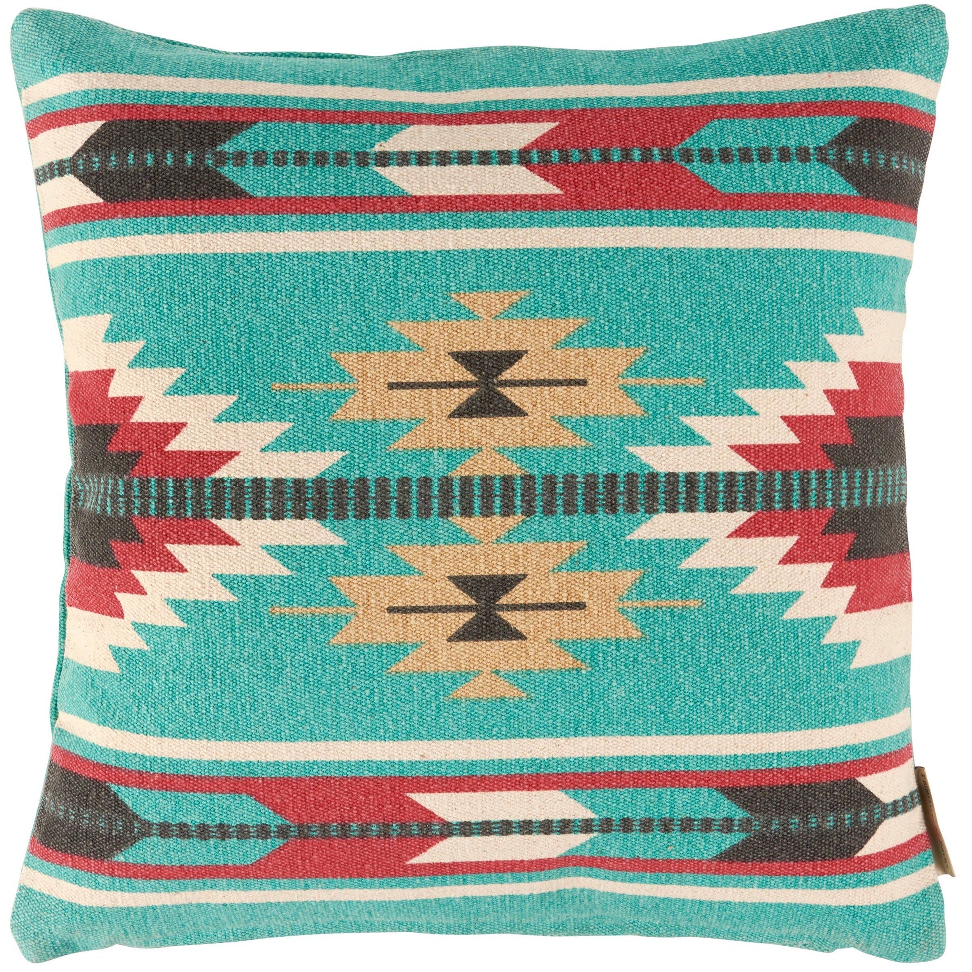 Turquoise Aztec Pillow