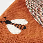 Woven Bee Throw Blanket