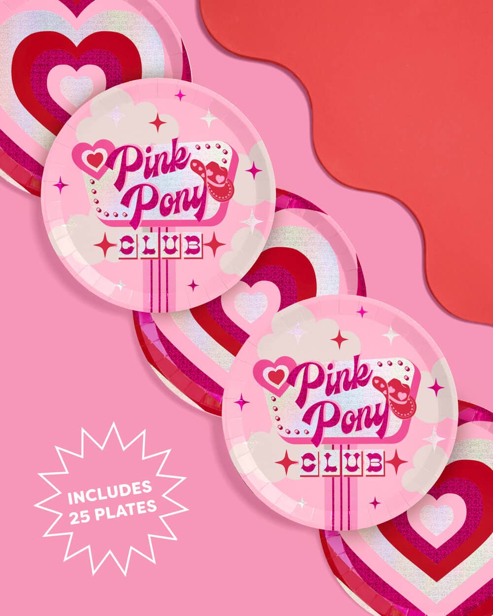 Pink Pony Club Plates