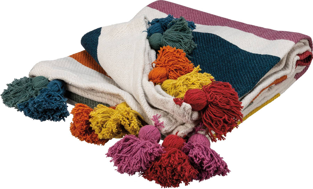Rainbow Throw Blanket