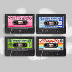 Mix Tape Sponges - Set of 4