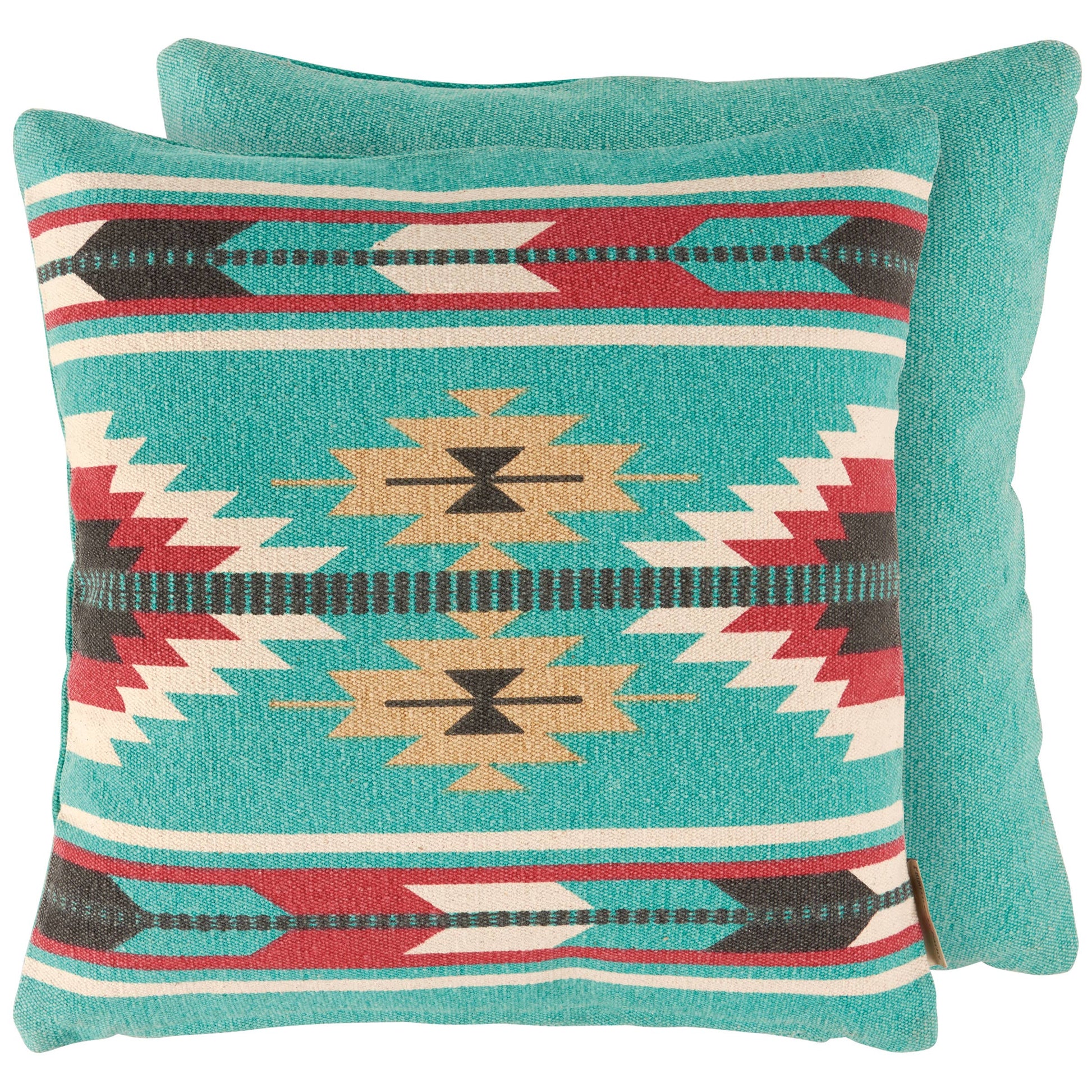 Turquoise Aztec Pillow