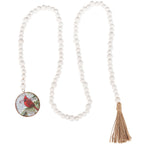 Winter Cardinal Beaded Garland