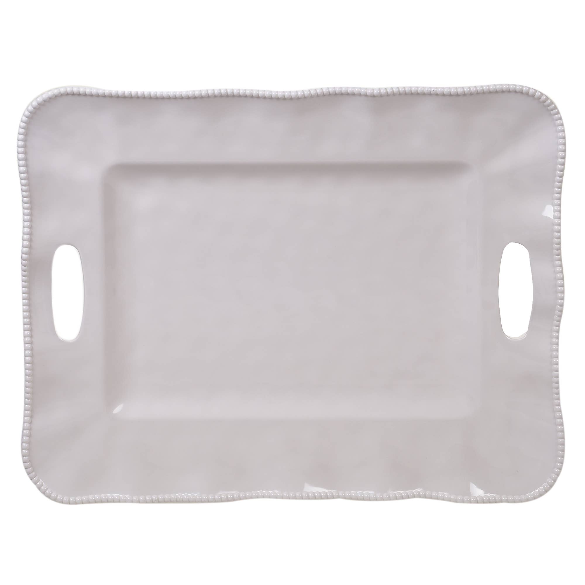 Perlette Cream Melamine Tray