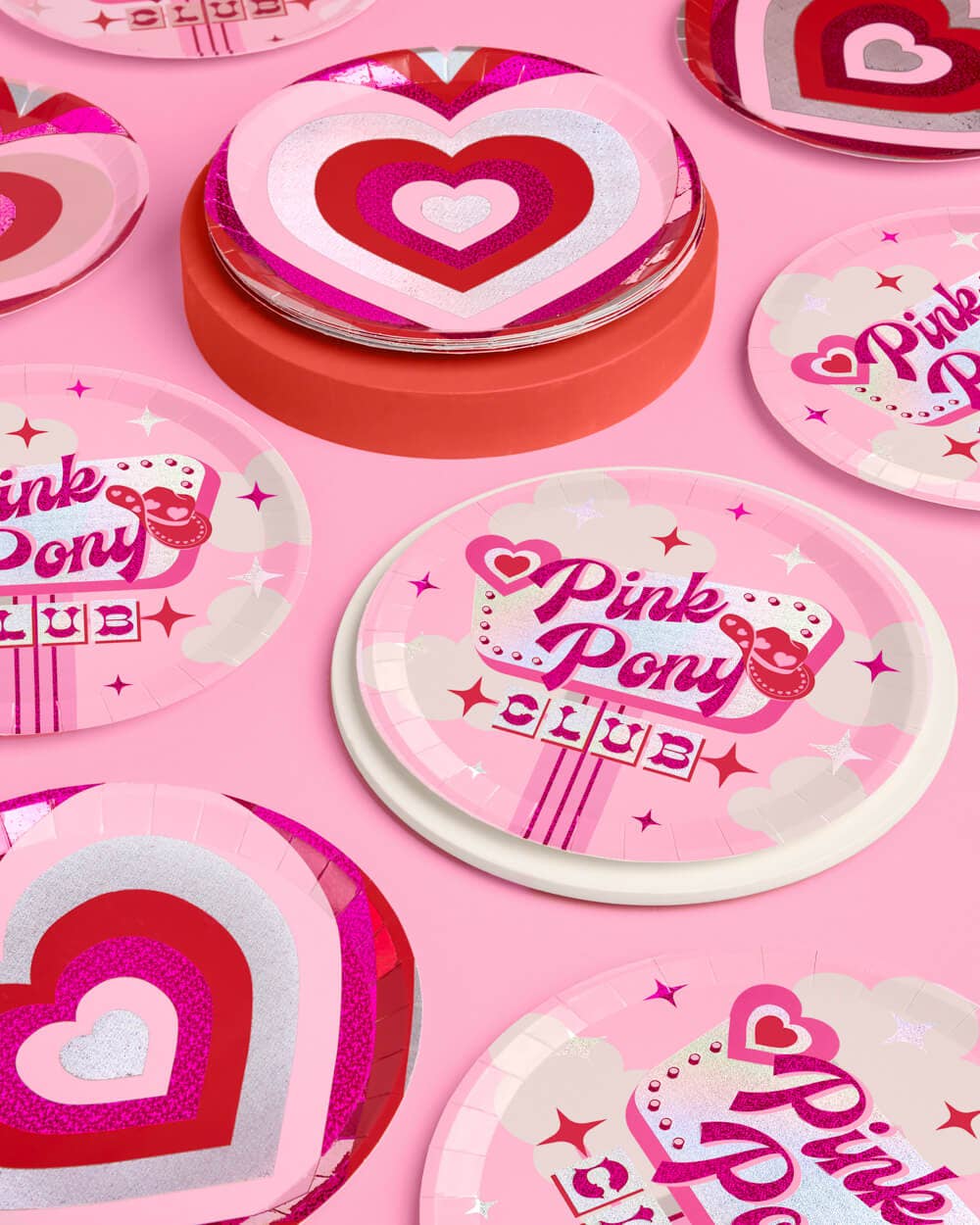 Pink Pony Club Plates