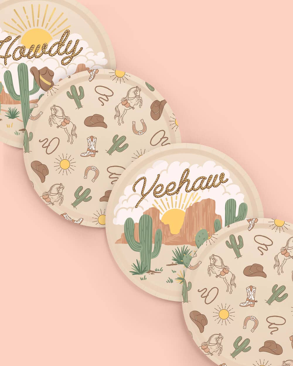 Wild Wild West Plates