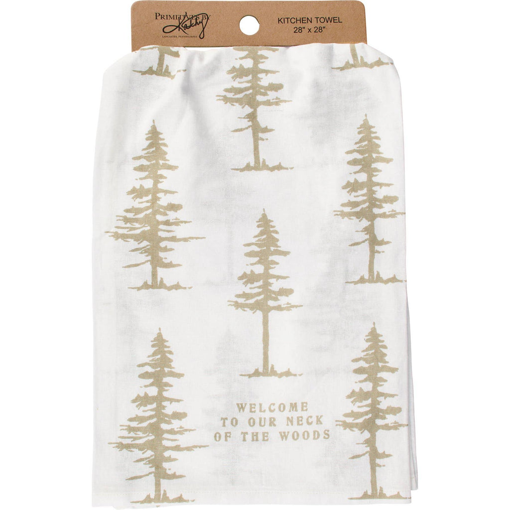 Our Neck Of The Woods Kitchen Towel