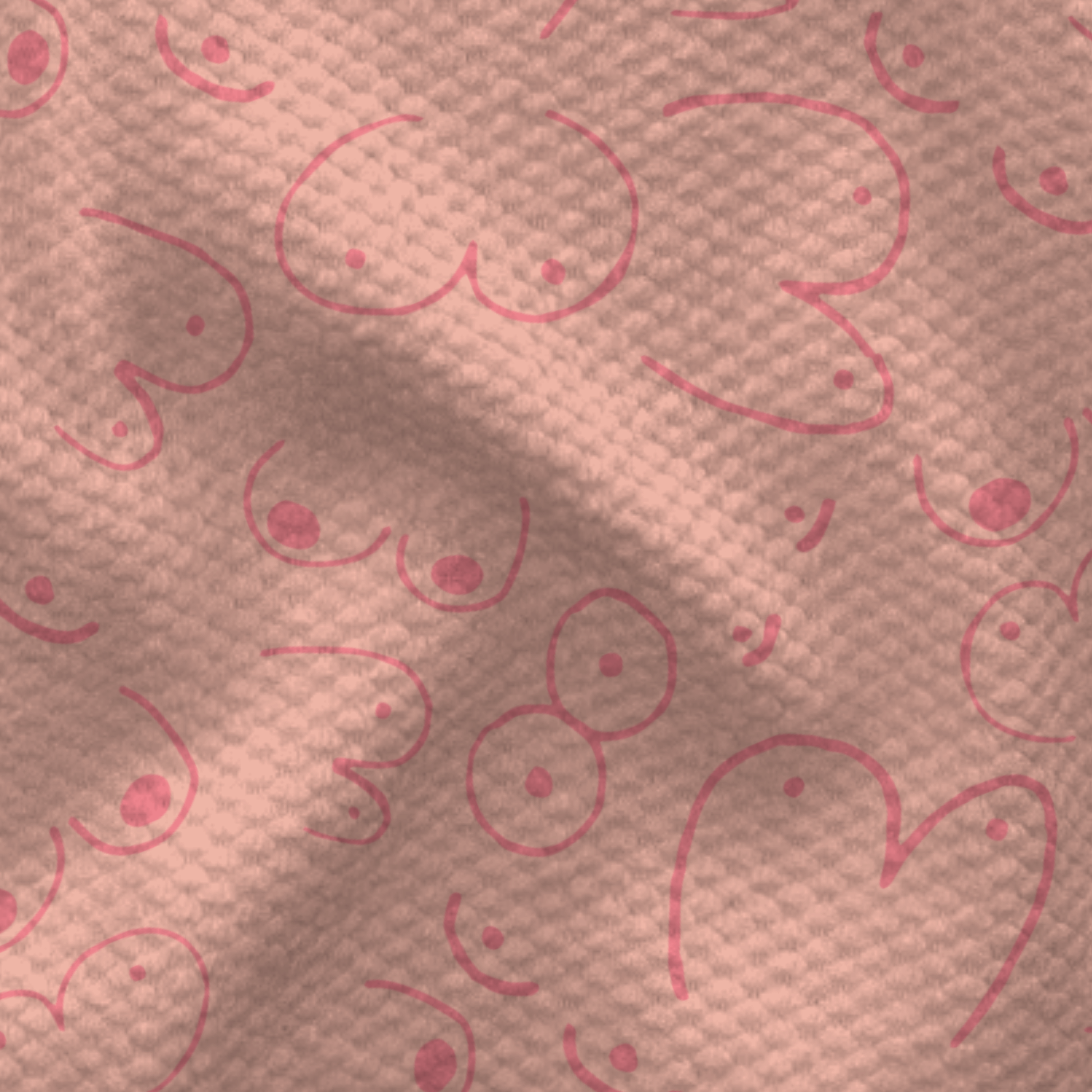 Peachy Boobs Kitchen Towel