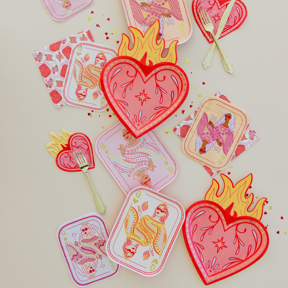 Queens Card Large Napkins