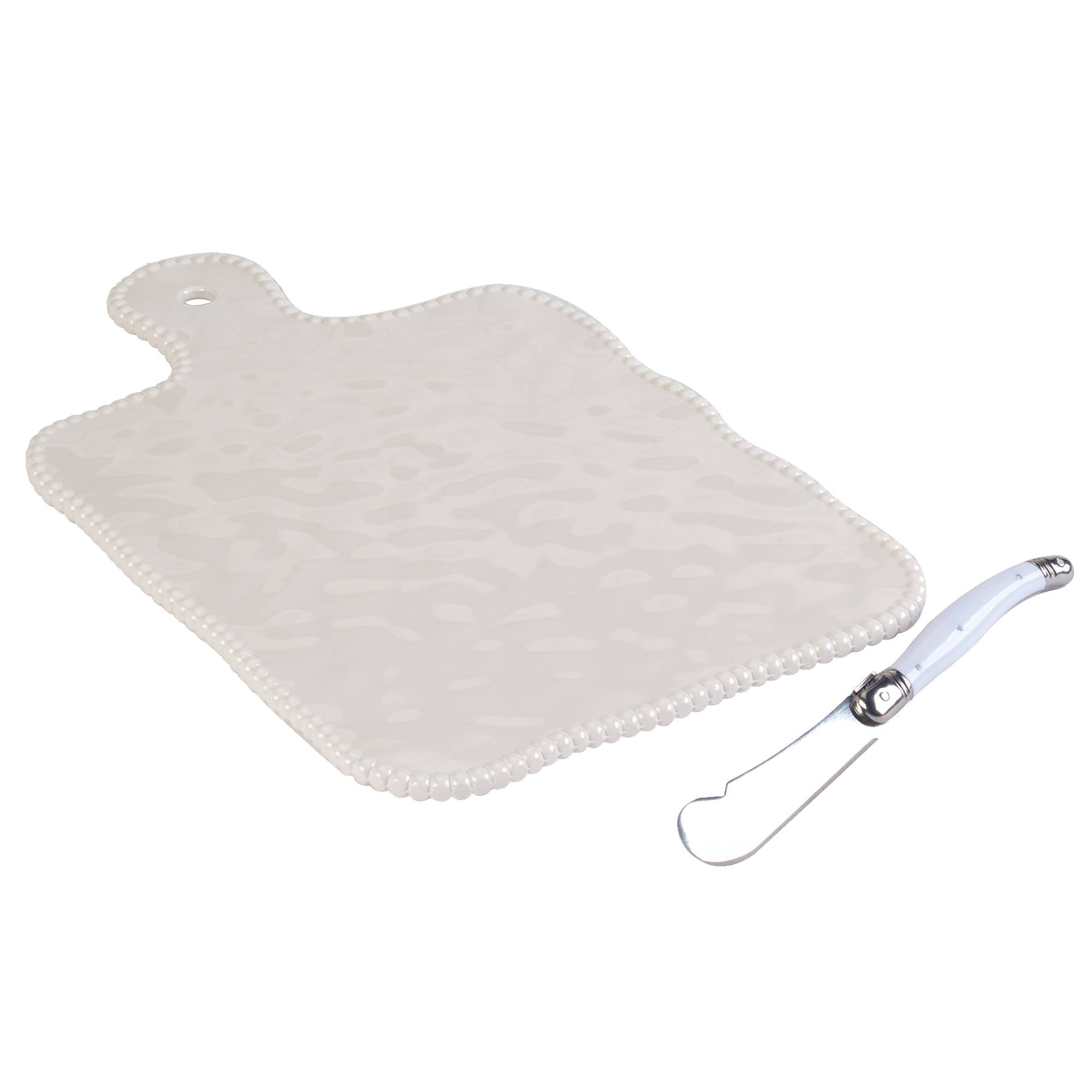 Perlette Cream Melamine Cheese Board