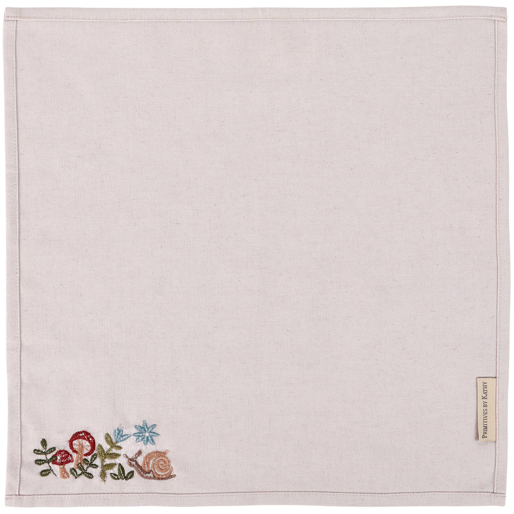 Snail & Mushroom Napkin Set