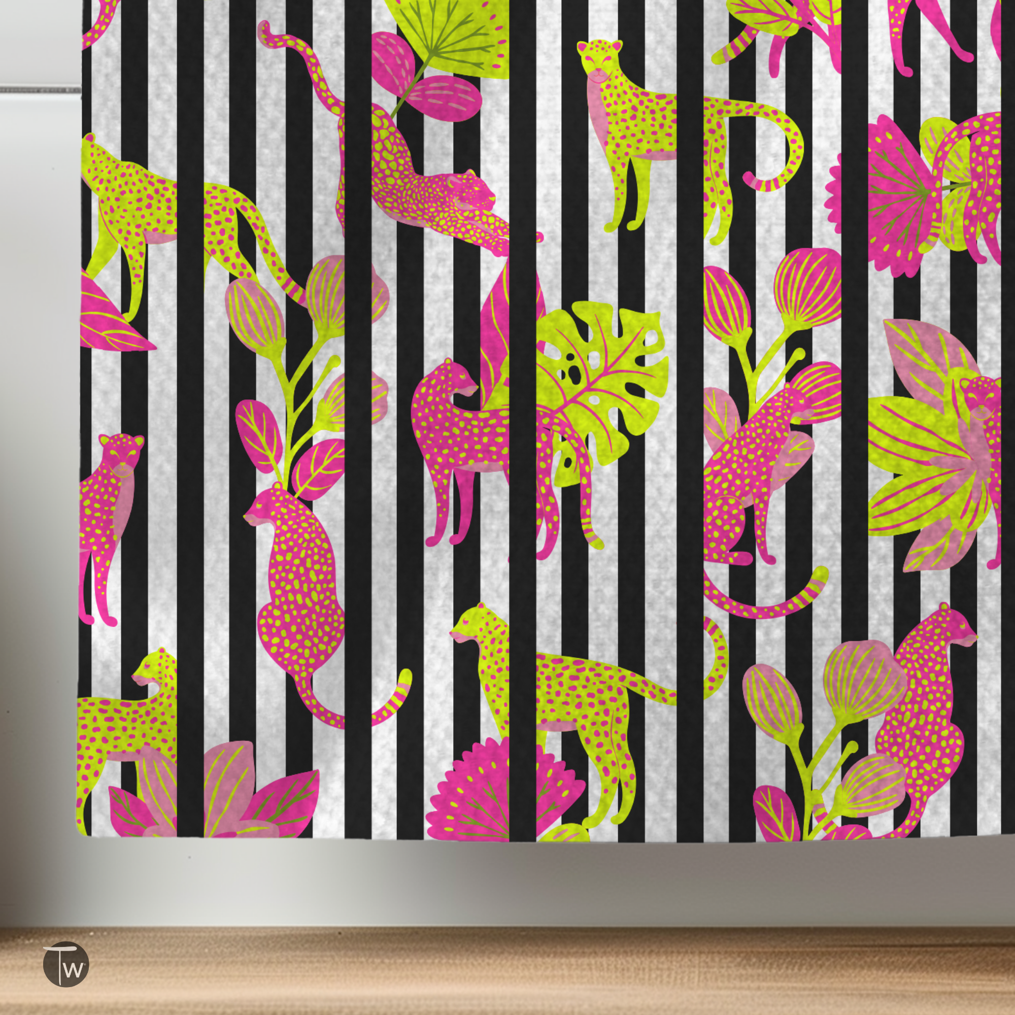 Neon Cheetah Kitchen Towel